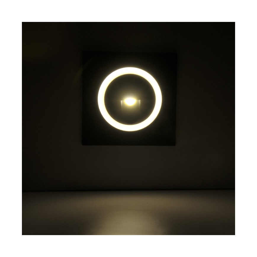 LED Trapverlichting voor buiten Q3 LED/3W/230V IP44