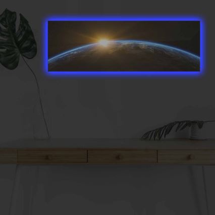 LED Verlicht decoratief schilderij LED/1x9V 6LR61
