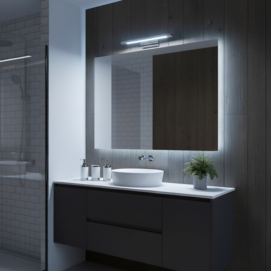 LED-spiegelverlichting voor de badkamer KLIMT LED/8W/230V 3000/4000/6000K 40 cm IP44 glanzend chroom