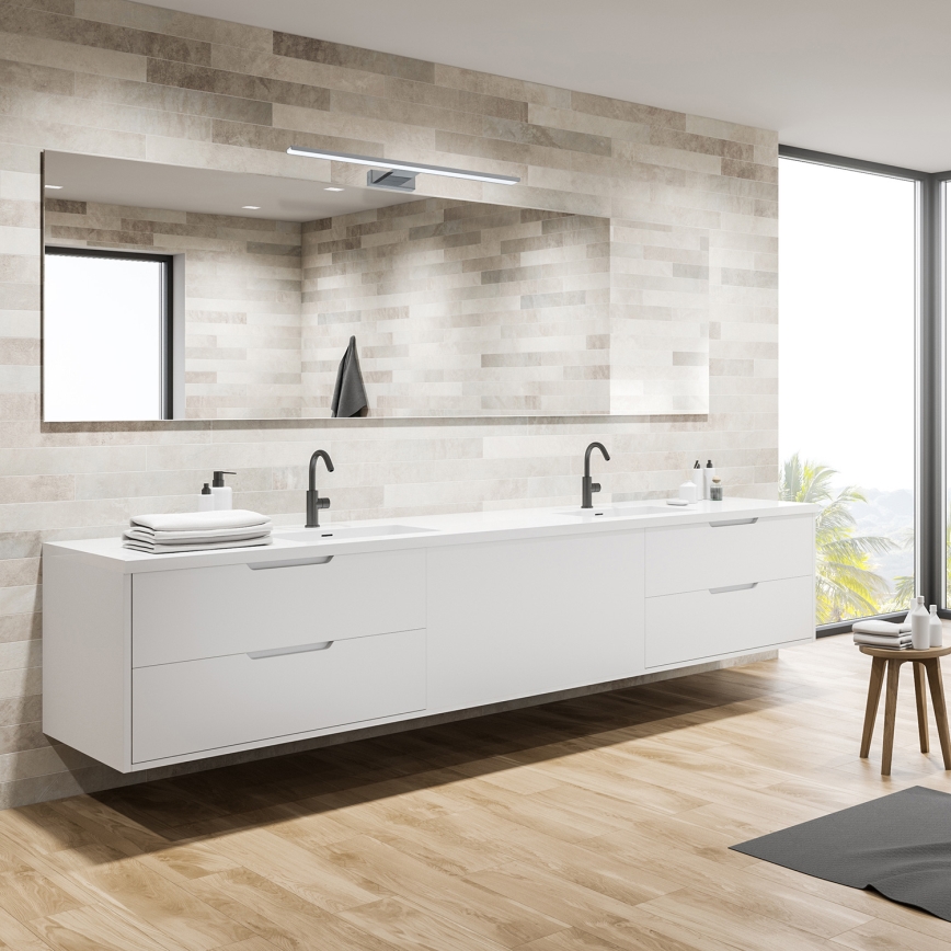 LED-verlichting voor badkamerspiegel SHINE LED/13,8W/230V 60 cm IP44 glanzend chroom