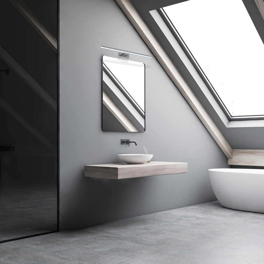 LED-verlichting voor badkamerspiegel SHINE LED/13,8W/230V 60 cm IP44 glanzend chroom