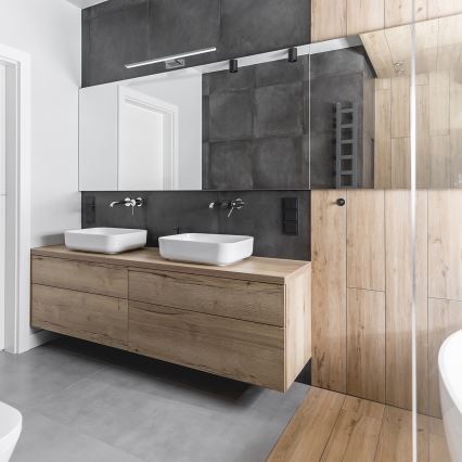 LED-verlichting voor badkamerspiegel SHINE LED/13,8W/230V 60 cm IP44 glanzend chroom