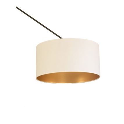 LED verstelbare hanglamp met staaf GORTA 1xE27/60W/230V wit/goud