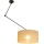 LED verstelbare hanglamp op steel GORTA 1xE27/60W/230V jute