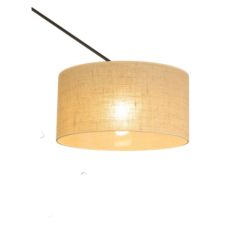 LED verstelbare hanglamp op steel GORTA 1xE27/60W/230V jute