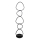 LED vloerlamp PETRA LED/48W/230V zwart