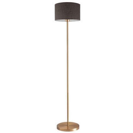 LED vloerlamp TUNJA 1xE27/20W/230V Ø 30 cm goud/bruin