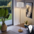 LED vloerlamp TUNJA 1xE27/20W/230V Ø 38 cm goud/wit