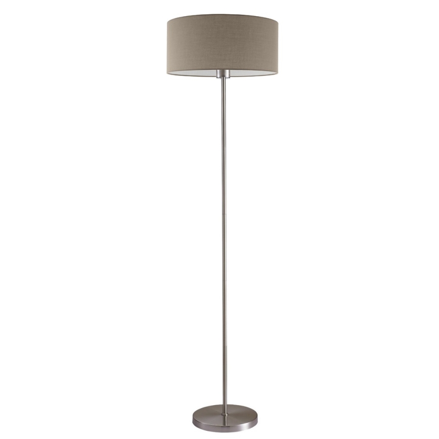 LED-vloerlamp TUNJA 1xE27/20W/230V Ø 38 cm mat chroom/taupe
