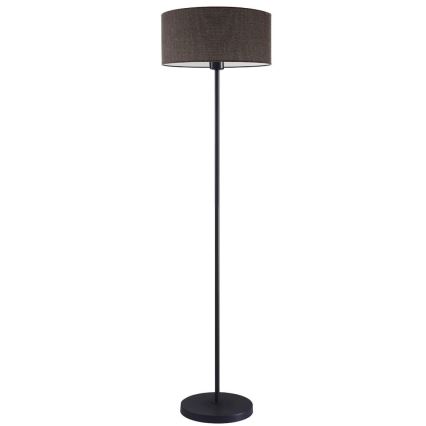 LED vloerlamp TUNJA 1xE27/20W/230V Ø 38 cm zwart/bruin