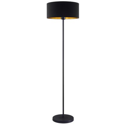 LED vloerlamp TUNJA 1xE27/20W/230V Ø 38 cm zwart