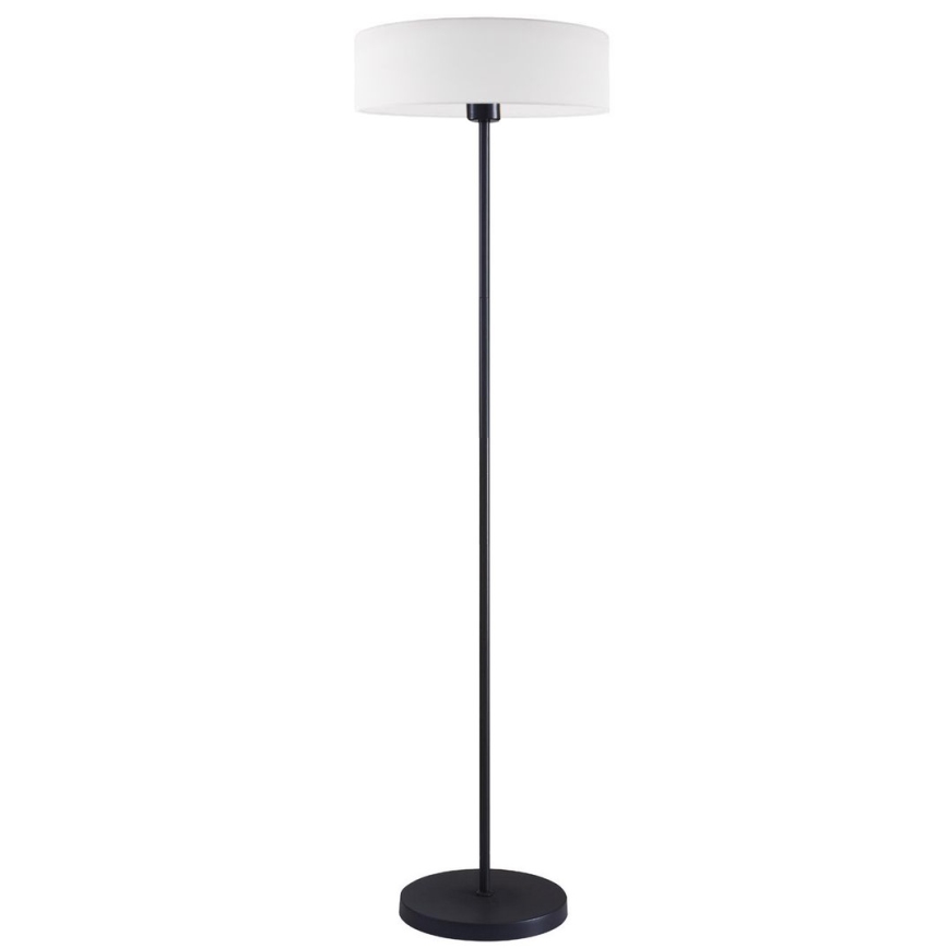 LED vloerlamp TUNJA 1xE27/20W/230V Ø38 cm zwart/wit
