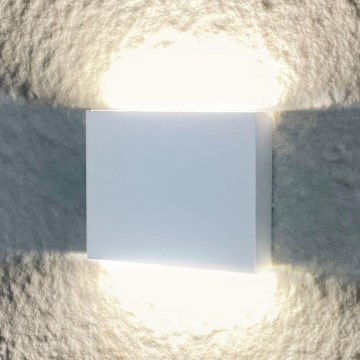 LED Wand Lamp voor Buiten CHICAGO 2xLED/3,25W/230V IP44 wit