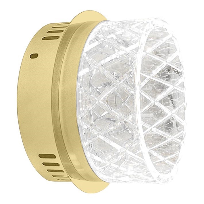 LED wand verlichting ELEGANCE LED/9W/230V goud