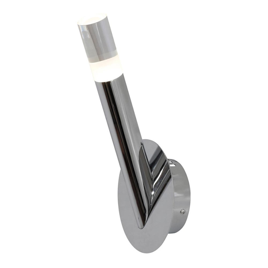 LED wand verlichting ICE LED/5W/230V glanzend chroom