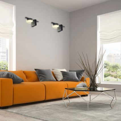 LED wand verlichting JOY 1xGX53/6W/230V zwart