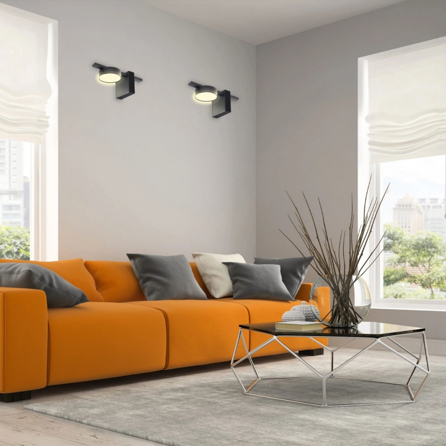LED wand verlichting JOY 1xGX53/6W/230V zwart