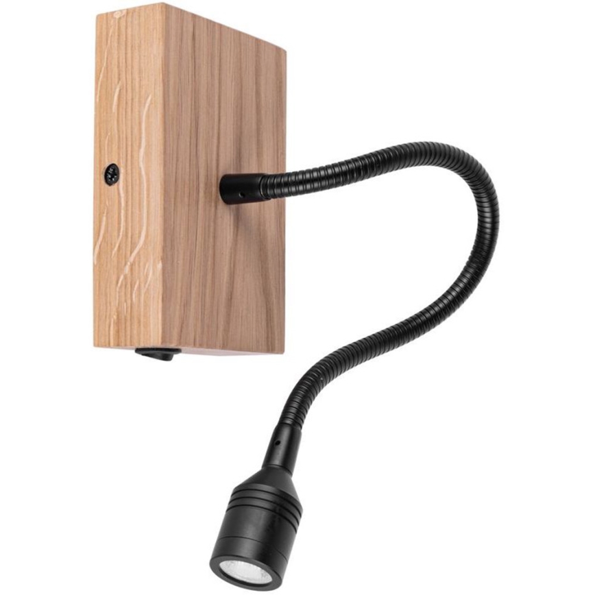 LED wand verlichting LECTOR LED/2,5W/230V eiken