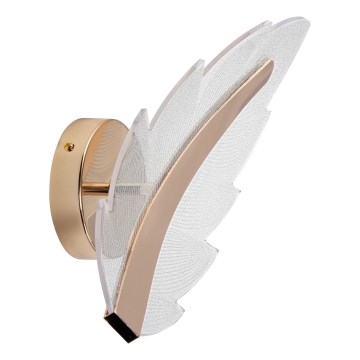 LED wand verlichting LED/12W/230V goud
