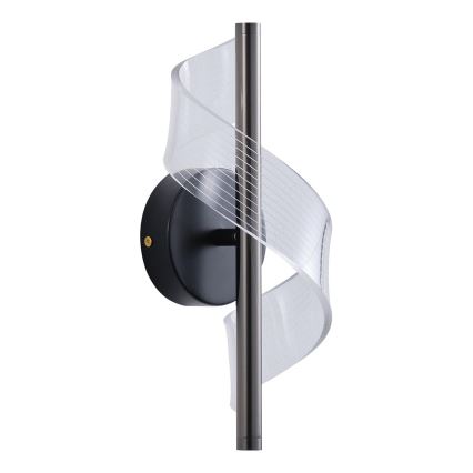 LED wand verlichting LED/8W/230V 3000K zwart