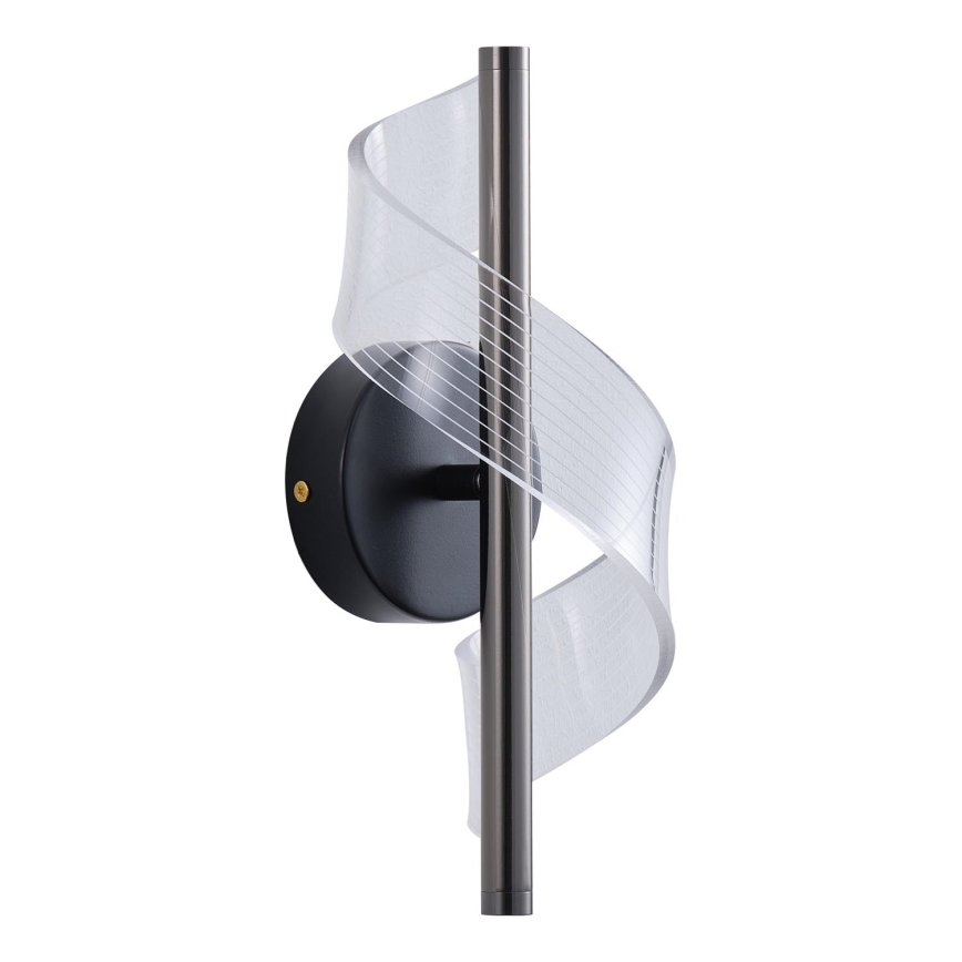 LED wand verlichting LED/8W/230V 3000K zwart