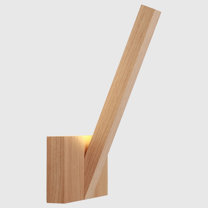 LED wand verlichting LINUS LED/3W/230V eiken