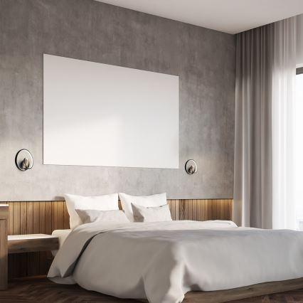 LED wand verlichting LUCERO LED/13W/230V zwart