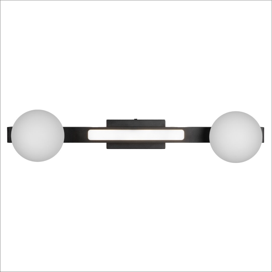 LED wand verlichting MAGNET LED/13W/230V + 2xG9/60W 3000/4000K zwart