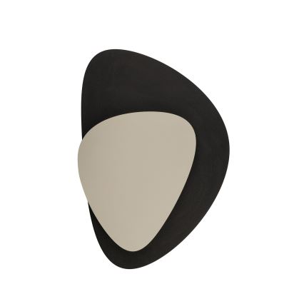 LED wand verlichting PEDRA LED/7W/230V zwart/beige