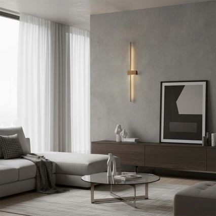 LED-wandlamp AISHA LED/12W/230V 4000K goudkleurig