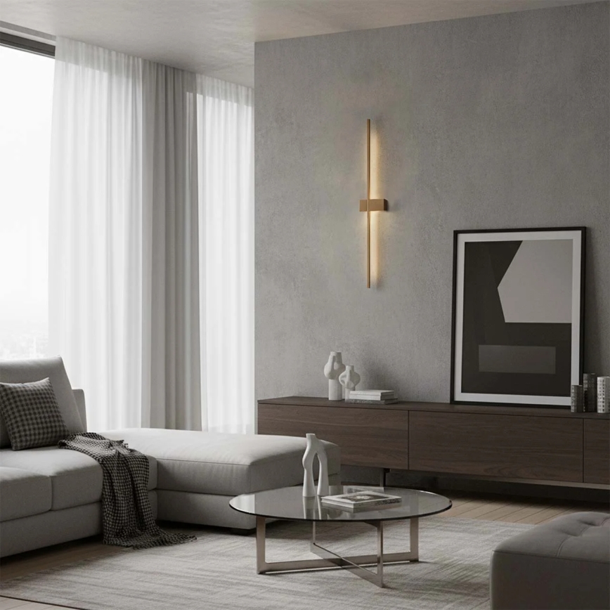 LED-wandlamp AISHA LED/12W/230V 4000K goudkleurig