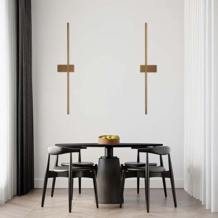 LED-wandlamp AISHA LED/12W/230V 4000K goudkleurig