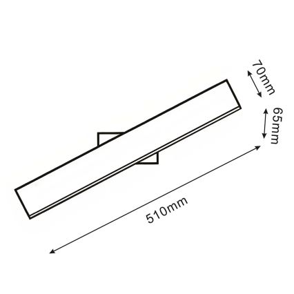 LED-wandlamp BERNADETTA LED/10W/230V 4000K wit