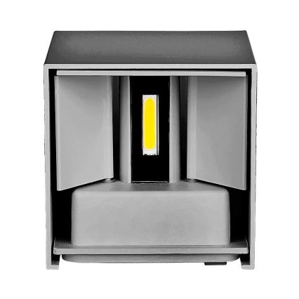 LED Wandlamp Buiten LED/11W/230V 4000K IP65 grijs