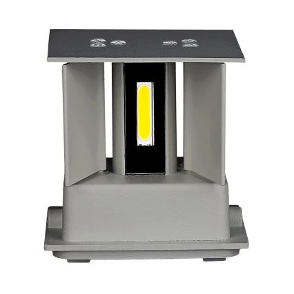 LED Wandlamp Buiten LED/11W/230V 4000K IP65 grijs