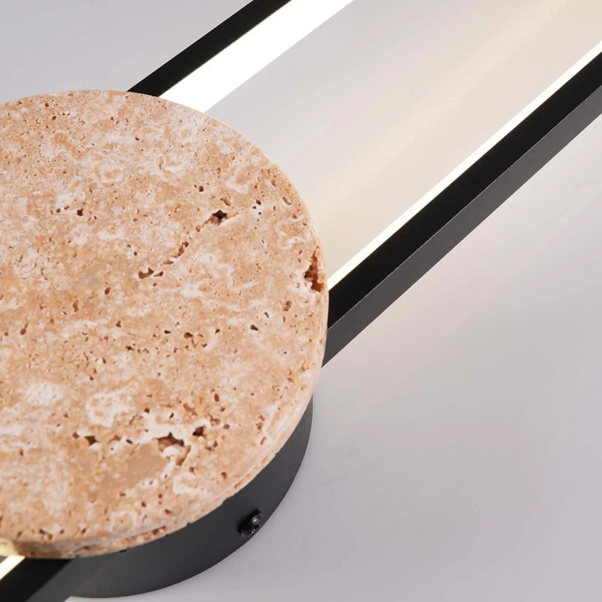 LED-wandlamp FLORENTYNA LED/24W/230V 4000K zwart/beige