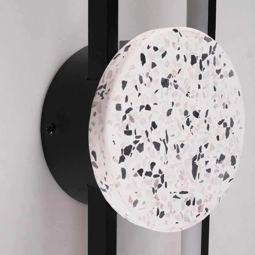 LED-wandlamp FLORENTYNA LED/24W/230V 4000K zwart/wit