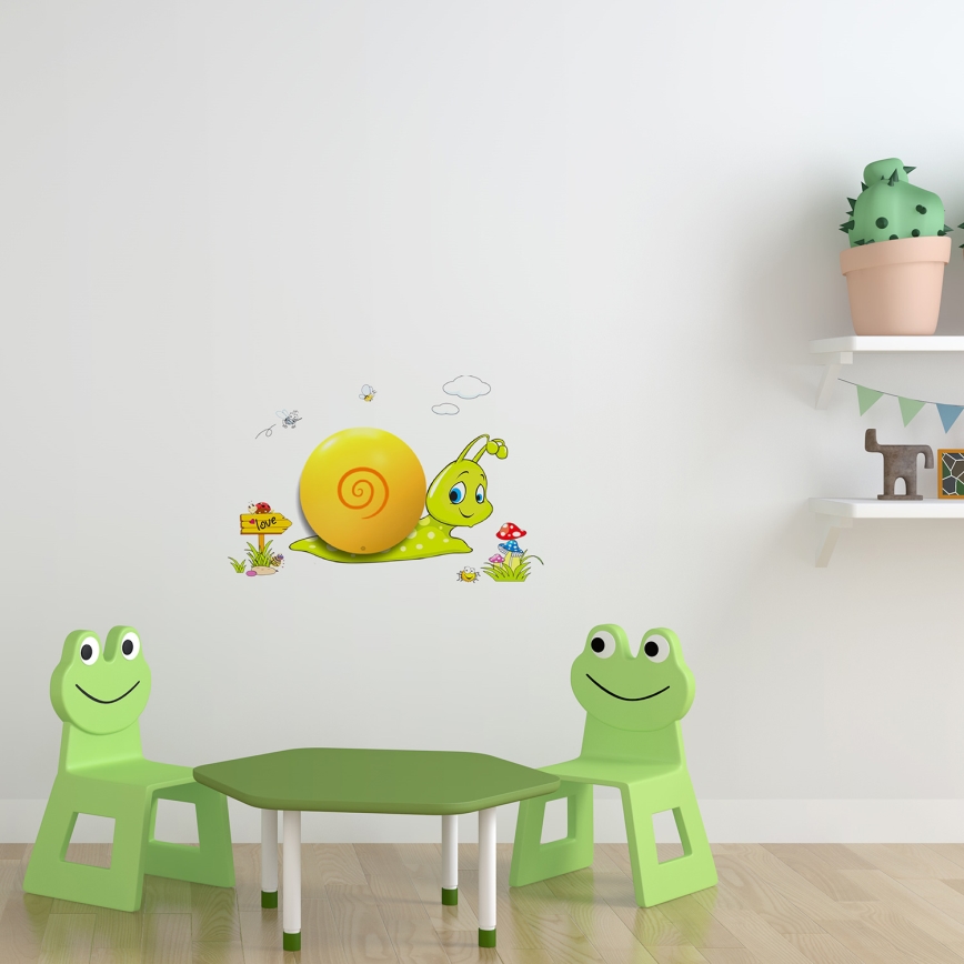 LED Wandlamp kinderkamer 1xLED/0,6W/3xAAA