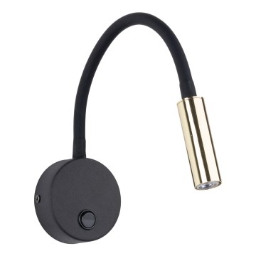 LED Wandlamp LAGOS 1xG9/3W/230V 4000K zwart/goud