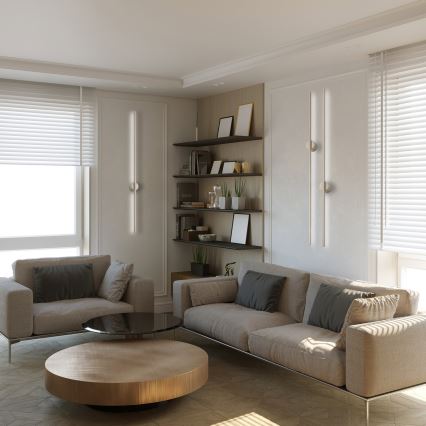 LED-wandlamp LANA LED/12W/230V 4000K beige