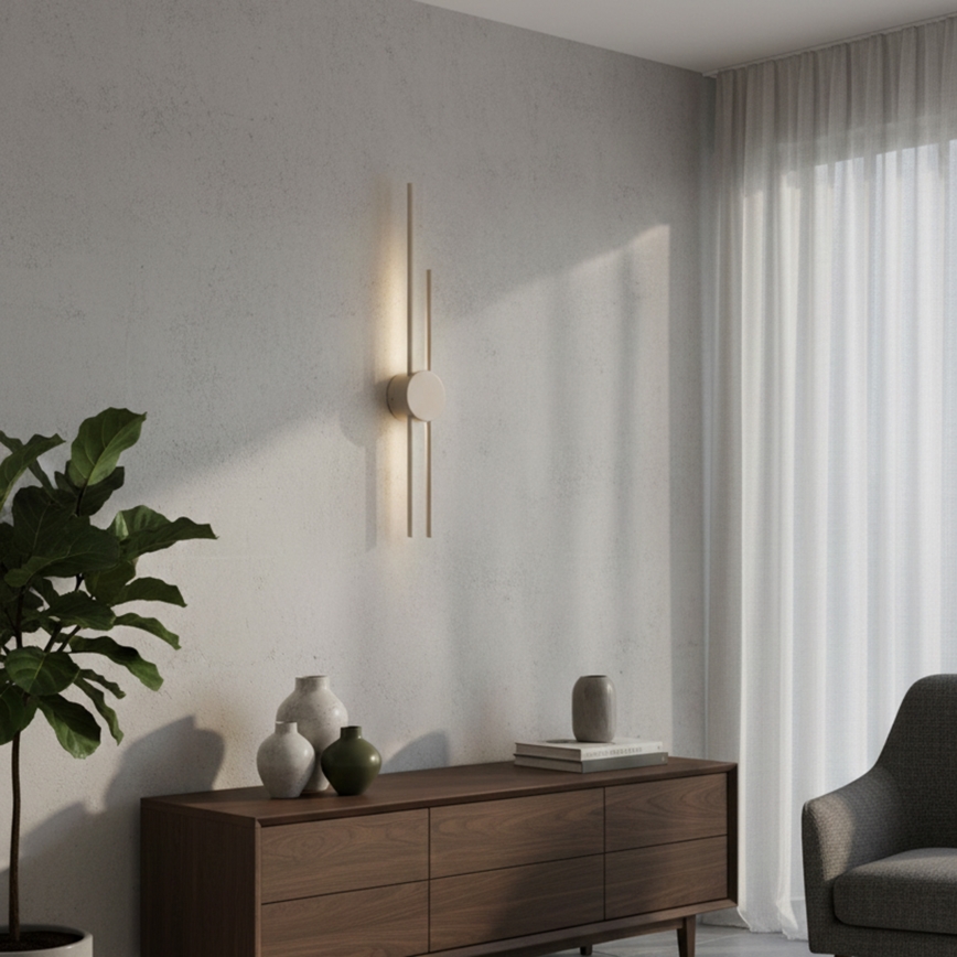 LED-wandlamp LANA LED/15W/230V 4000K beige