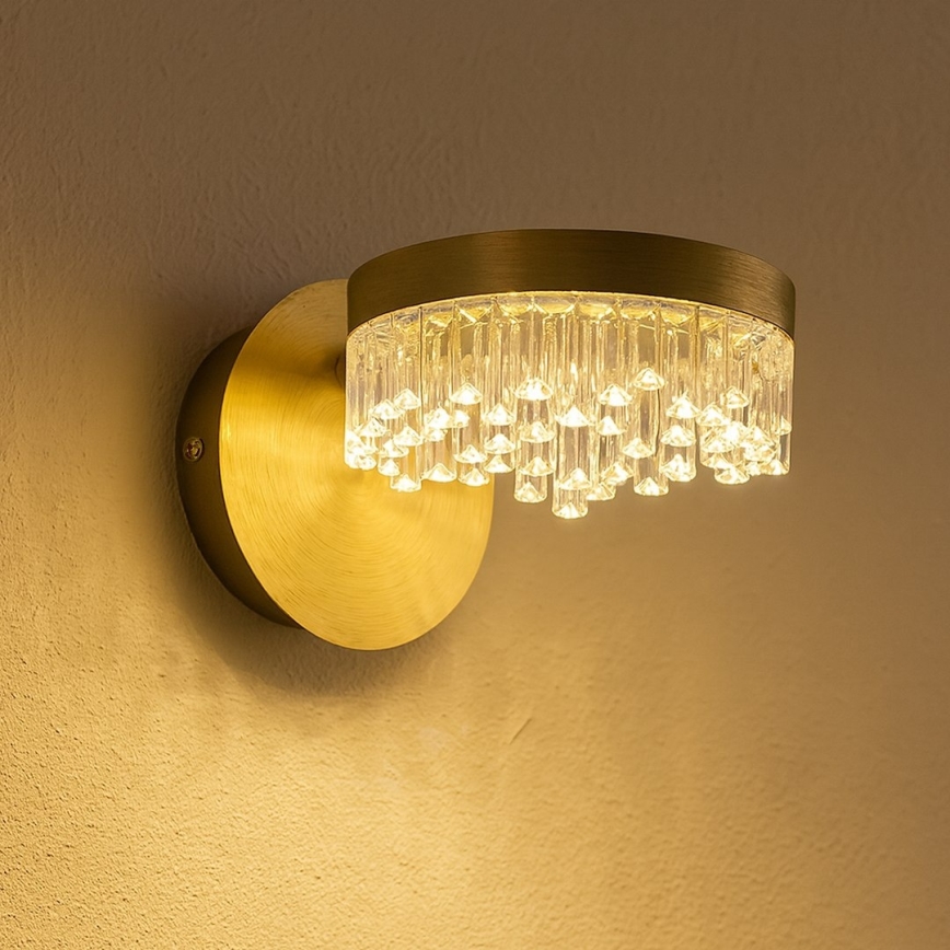 LED-wandlamp LED/4W/230V goudkleurig