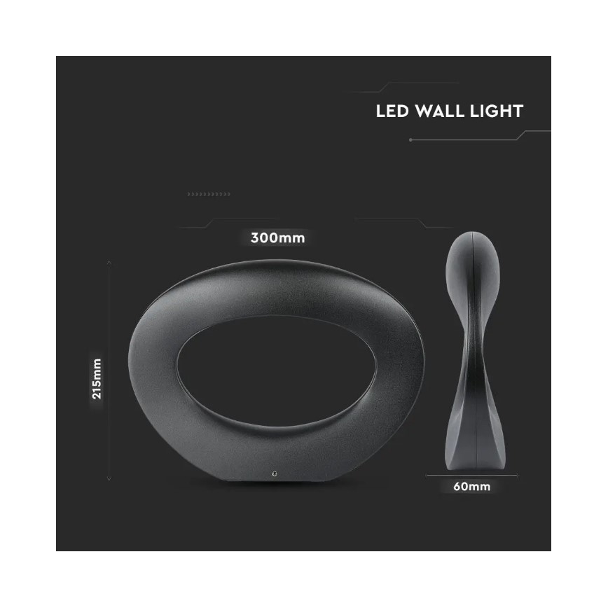 LED Wandlamp LED/9W/230V