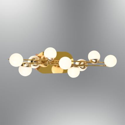 LED-wandlamp MARS LED/12W/230V 3000K goud