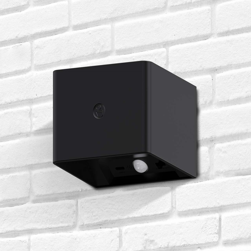 LED Dimbaar wand aanraken lamp met sensor MIRI LED/2,5W/3,7V 3000/4000/6400K 4000 mAh zwart