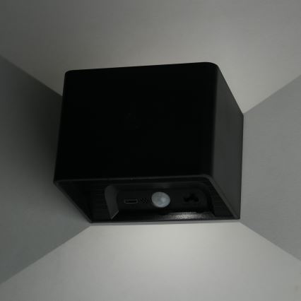 LED Dimbaar wand aanraken lamp met sensor MIRI LED/2,5W/3,7V 3000/4000/6400K 4000 mAh zwart