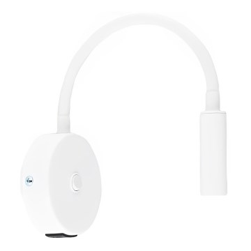 LED Wandlamp met USB port LAGOS 1xG9/3W/5V 4000K wit