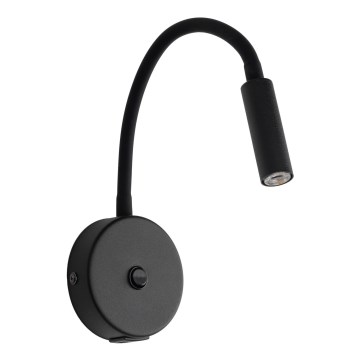 LED Wandlamp met USB port LAGOS 1xG9/3W/5V 4000K zwart