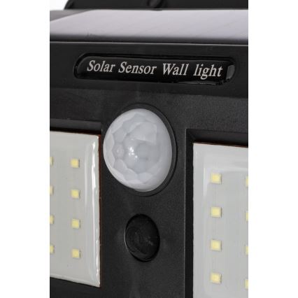 LED-wandlamp op zonne-energie met sensor LED/1,2W/3,7V 1200 mAh IP44