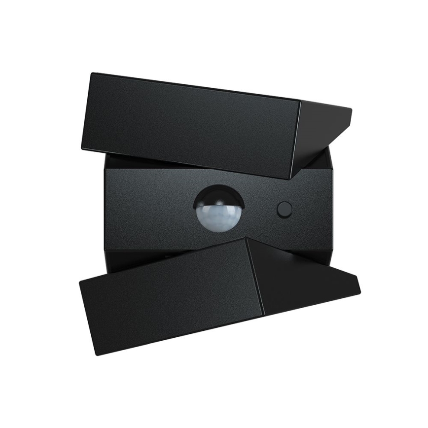 LED-wandlamp op zonne-energie met sensor LED/2,5 W/3,7 V 3000/4000/6000 K IP65 1200 mAh zwart